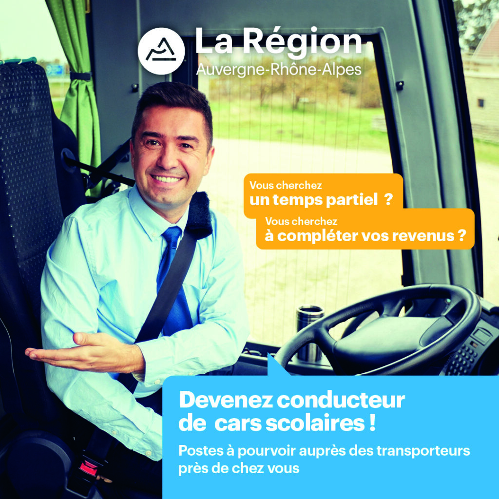 Vous cherchez un temps partiel ?
Vous cherchez à compléter vos revenus ?
Devenez conducteur de cars scolaires !
Postes à pourvoir auprès des transporteurs près de chez vous.